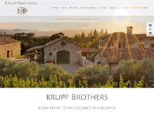 Tablet Screenshot of kruppbrothers.com